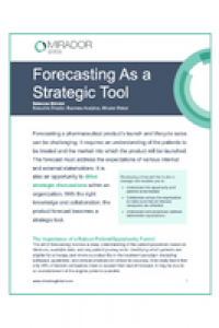 forecasting as a strategic tool whitepaper
